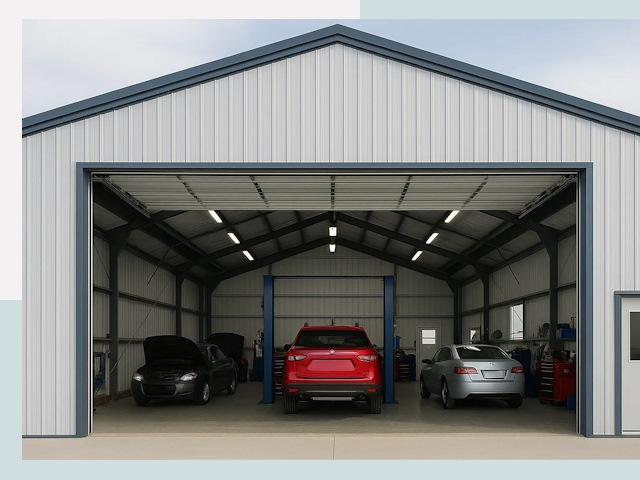 Ангары из сэндвич панелей от 621 руб. в Луховицы