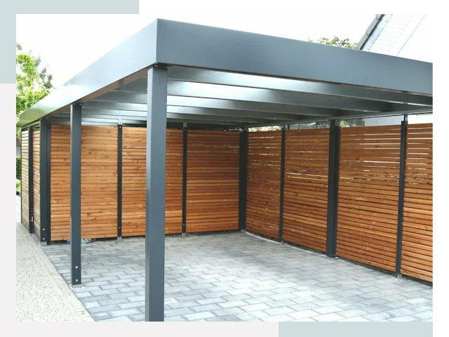 Навесы для парковки в Луховицах