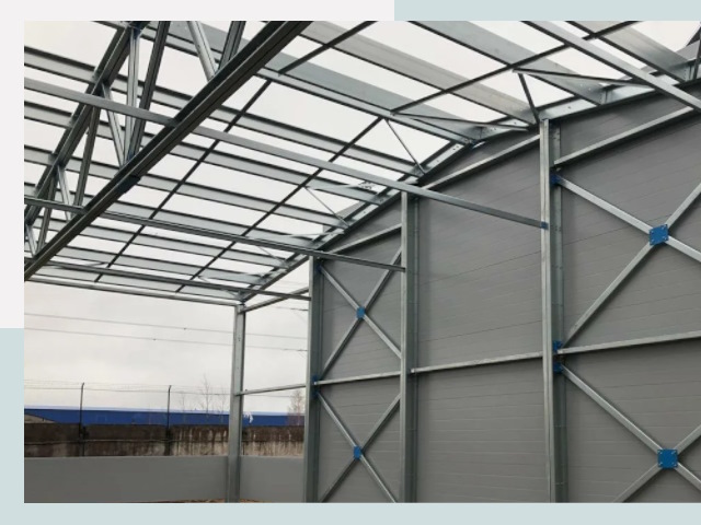 Каркасные ангары от СтальСтрой-Лхв по цене от 621 руб.