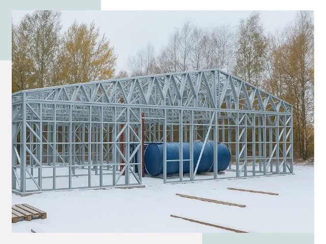 Металлические ангары в Луховицах