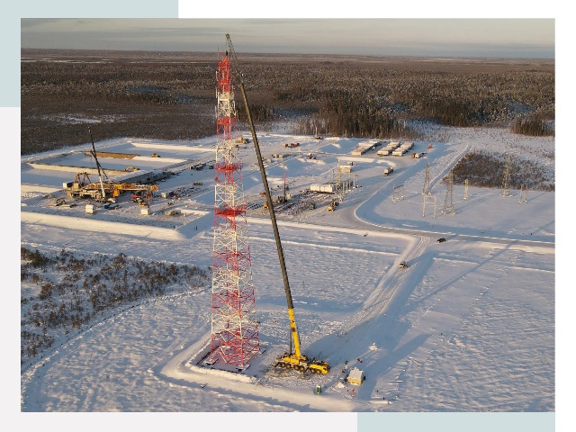 Мачты связи в Луховицах