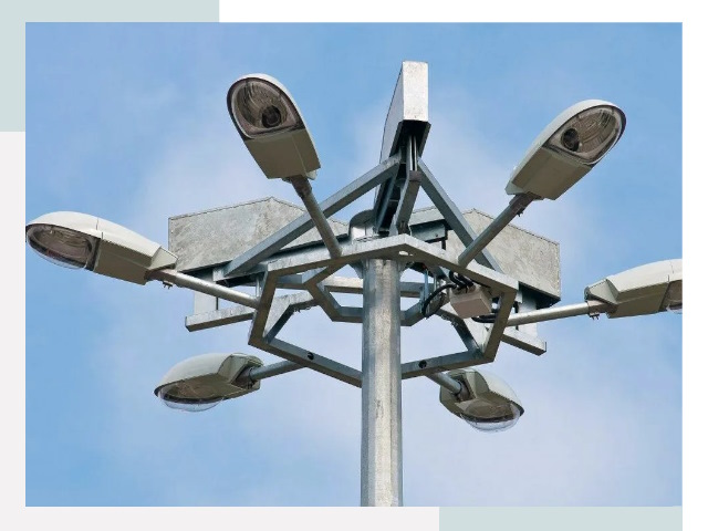 Монтаж осветительных мачт в Луховицах