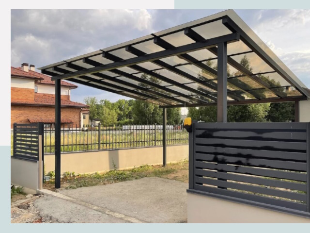 Металлические навесы в Луховицы от 621 руб. за м²