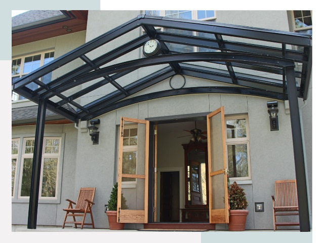 Козырьки металлические в Луховицах