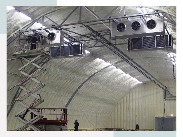 Оснащение ангаров в Луховицах