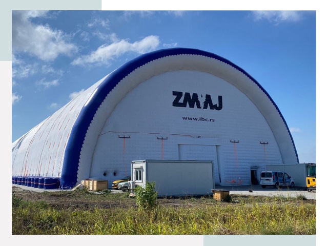 Брендирование ангаров в Луховицах