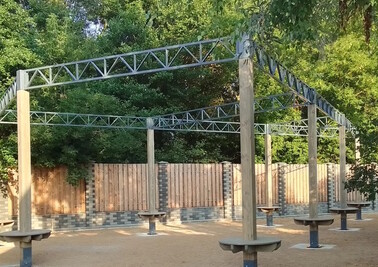 Терраса из металлоконструкций под ключ, проектирование, изготовление и монтаж от СтальСтрой-Лхв